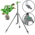 ZRASZACZ PULSACYJNY OGRODOWY METALOWY OBROTOWY 360° + STOJAK STATYW ZESTAW1.webp
