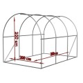 Tunel foliowy  2x3,5x2m rozkładana szklarnia wielosezonowa folia stelaż UV8.jpg