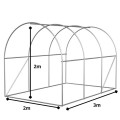 Tunel foliowy  2x3,5x2m rozkładana szklarnia wielosezonowa folia stelaż UV65522323.jpg