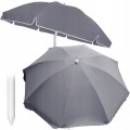 Parasol ogrodowy plażowy na balkon taras łamany z falbaną, średnica 240 cm.jpg
