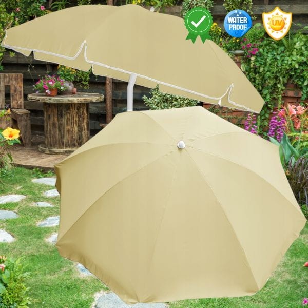 Parasol do ogrodu  plażowy na balkon taras łamany z falbaną 240 cm.jpg
