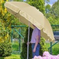 Parasol do ogrodu  plażowy na balkon taras łamany z falbaną 240 cm11.jpg