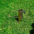 Wbijana metalowa baza 45cm mocowanie podstawa do parasola plażowego ogrodowego3.jpg