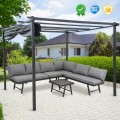 Pergola tarasowa  3x3m altana z zadaszeniem pawilon 3x3m do ogrodu4212.jpg