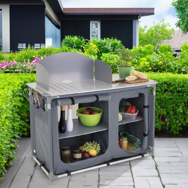 Kuchnia turystyczna z osłona szafka stół składany ogrodowy walizka kempingowy stolik5.jpg