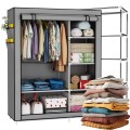 Szafa tekstylna, materiałowa składana garderoba, wieszak do ubrań 168x88x452.jpg