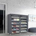 Szafa materiałowa 12 półek  składana na buty tekstylna  zamykana na express1.jpg