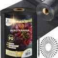 Agrotkanina 1,1 x 50 m, 90 g + 50 kołków  agrowłóknina  antychwastowa do ogrodu.jpg
