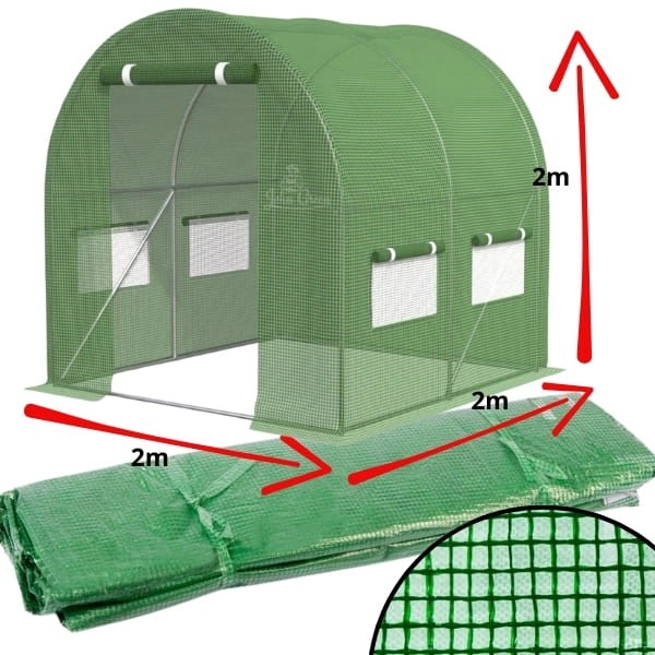 Folia zamienna 2x2x2 na tunel ogrodowy poszycie foliak, zapasowa folia.jpg