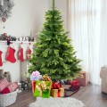 Duża choinka sztuczna 220cm drzewko świąteczne sosna z gałązkami gęsta6.jpg