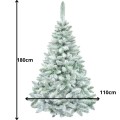 Duża sztuczna choinka 1800cm drzewko świąteczne sosna biała gałęzie gęsta1.jpg