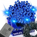Lampki choinkowe 500LED niebieskie, światełka zewnętrzne świąteczne 1.jpg
