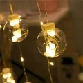 Girlanda 138LED biały ciepły kurtyna świetlna bombki ozdobna na okno lampki 0.webp