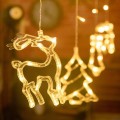 Kurtyna 138LED biały ciepły świetlna lampki światełka zasłona lampki  ozdoba2.jpg