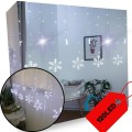 Kurtyna 120LED świetlna  lampki świąteczne, imitacja śnieżynek, śnieżynka 3.jpg