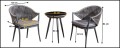 Meble balkonowe z aluminium, meble wypoczynkowe ogrodowe BREVE12.jpg