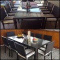 Brązowe meble ogrodowe, duży zestaw stołowy, do restauracji OMBROSO06.jpg