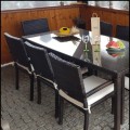 Brązowe meble ogrodowe, duży zestaw stołowy, do restauracji OMBROSO07.jpg