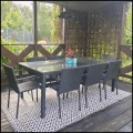 Czarny zestaw stołowy z technorattanu, duży stół + krzesła SOTTILE BLACK6.jpg