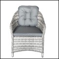 Szary fotel,  duże krzesło ogrodowe,  stalowe  MODERNO LIGHT GRAY4.jpg