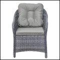 Ciemnoszary fotel,  duże krzesło ogrodowe,  stalowe  MODERNO DARK GRAY 5.jpg