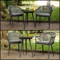 Meble balkonowe z aluminium, meble wypoczynkowe ogrodowe BREVE1.jpg