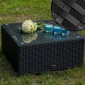 Czarny  stolik ogrodowy 60x60x30 stolik kawowy z technorattanu, TINTO BLACK.jpg