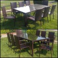Brązowe meble ogrodowe, duży zestaw stołowy, stół+krzesła SOTTILE8.jpg
