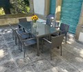 Duży stół  ogrodowy 200x100x74cm  z technorattanu, szary  3.jpg