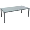 Duży stół  ogrodowy 200x100x74cm  z technorattanu, szary  5.jpg