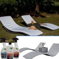 2x szare leżanki ogrodowe + stolik,  leżaki do SPA i na basen, łóżko ogrodowe SUCCESSO 2.jpg
