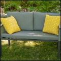 Sofa ogrodowa 116cm + 3x poduszki, kanapa  aluminiowa, oparcie z technorattanu,  CORTO 3.jpg