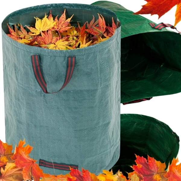 Mocny worek ogrodowy 272L torba ogrodowa pojemnik kosz na liście trawę 08.jpg