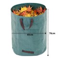 Mocny worek ogrodowy 120L torba ogrodowa pojemnik kosz na liście trawę 2.jpg