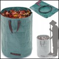Mocny worek ogrodowy 120L torba ogrodowa pojemnik kosz na liście trawę 9.jpg