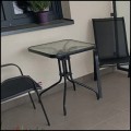 Lekkie meble ogrodowe taras zestaw komplet kwadratowy stół+ 2x krzesła, czarne5.jpg