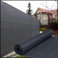 Antracytowa siatka cieniująca 1,5 x 50m,  90%  na ogrodzenie, siatka osłonowa na płot   + 400 opasek 7.jpg