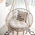Fotel wiszący huśtawka ogrodowa bocianie gniazdo pleciona z poduszką boho90.jpg