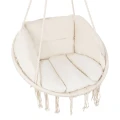 Kremowa  huśtawka ogrodowa bocianie gniazdo fotel wiszący ogrodowy +2x poduszka9.webp