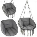 Grafitowa  huśtawka ogrodowa bocianie gniazdo fotel wiszący ogrodowy +2x poduszka9.jpg