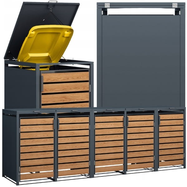 5x osłona kosza na śmieci 240 L zabudowy śmietnika, schowek na kubły1.jpg