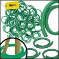 50x zapinki do mocowania roślin  30mm klipsy spiralne spiralki zielone.jpg