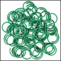 50x zapinki do mocowania roślin  30mm klipsy spiralne spiralki zielone3.jpg