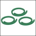 50x zapinki do mocowania roślin  30mm klipsy spiralne spiralki zielone4.jpg