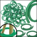 50x zapinki do mocowania roślin  30mm klipsy spiralne spiralki zielone8.jpg