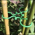 40x uchwyty do mocowania roślin 30mm klipsy spiralne spiralki zielone7.jpg