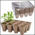 Doniczki torfowe 120 szt. tacki biodegradowalne na rozsadowe sadzonki 8.jpg