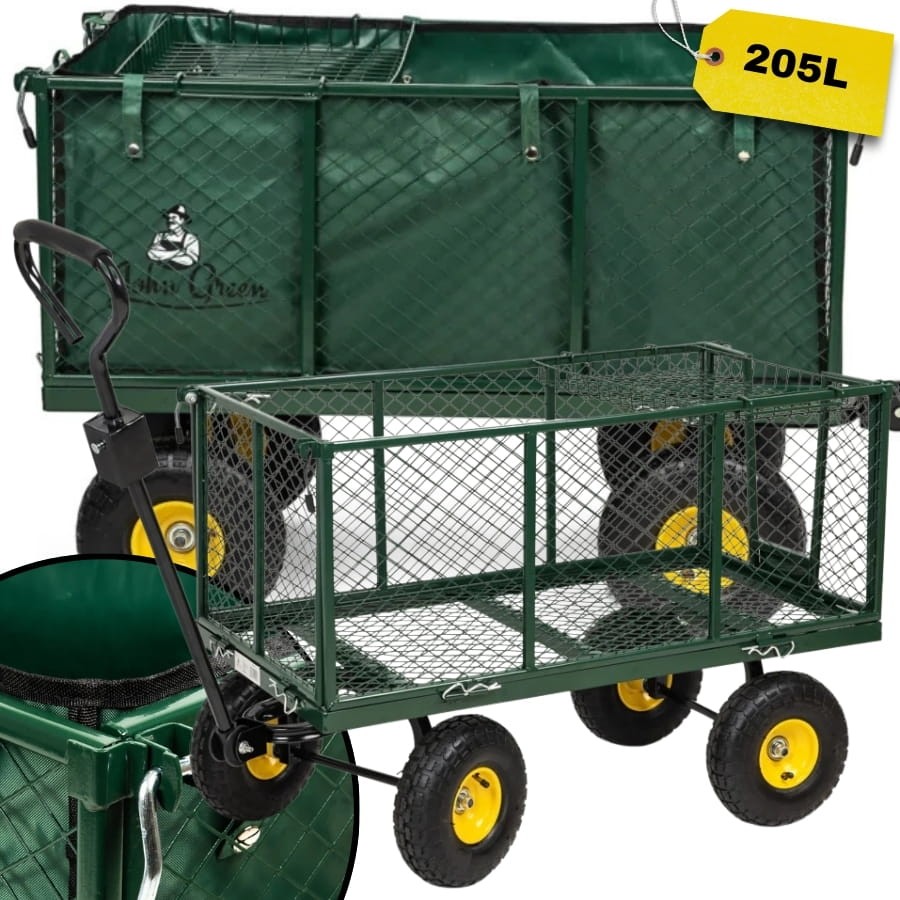 Wózek transportowy 205L, przyczepka z opuszczanymi burtami, do 300 kg3.jpg