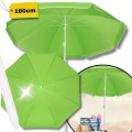 Zielony parasol na plażę 180cm plażowy ogrodowy łamany składany biwakowy (1)1.jpg