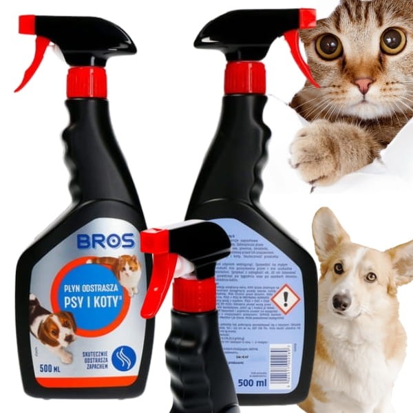 Odstraszacz psów i kotów BROS 500ml w sprayu, środek na sikające psy, w płynie bros.jpg